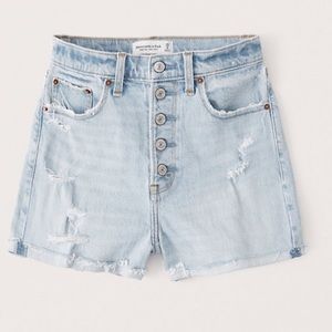 A&F High Rise Mom Short